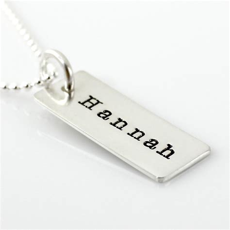 Name Tag Chain for Kids