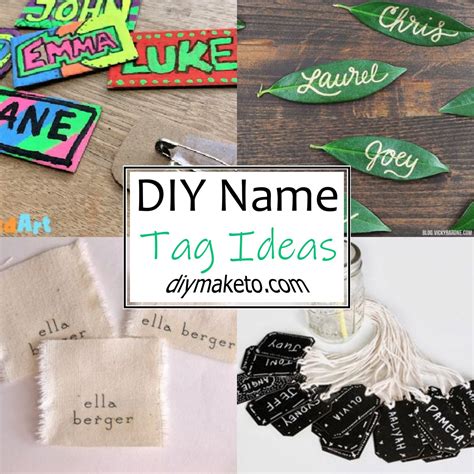 Name Tag Ideas for Kids