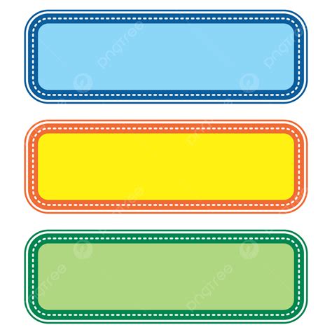 Name Tag Vectors