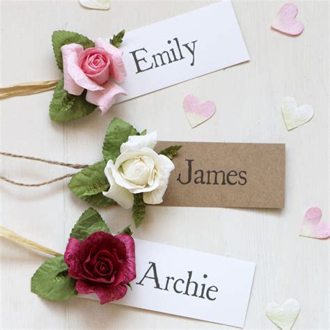 Name tags for weddings and events