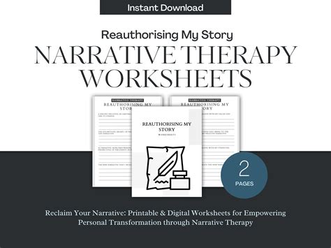 Narrative Therapy Worksheets for Empowerment