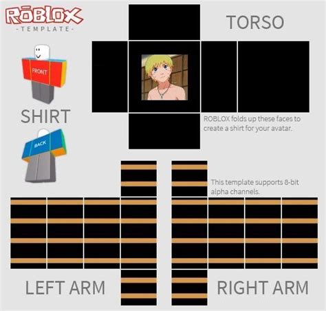 Naruto Roblox shirt template free download