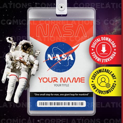 NASA Badge Template 5