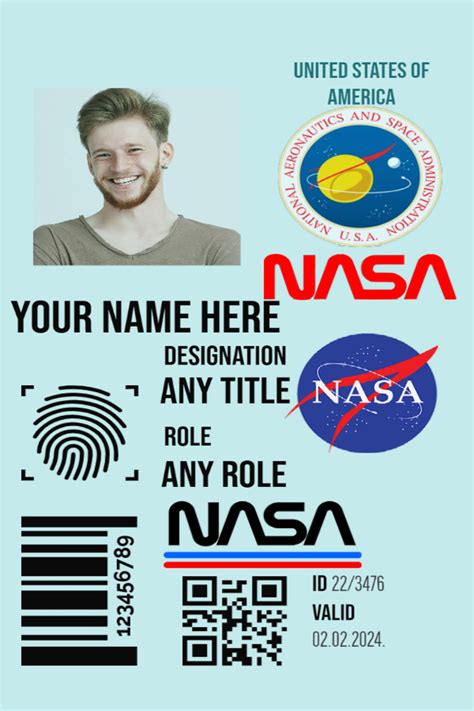 NASA Badge Template 7