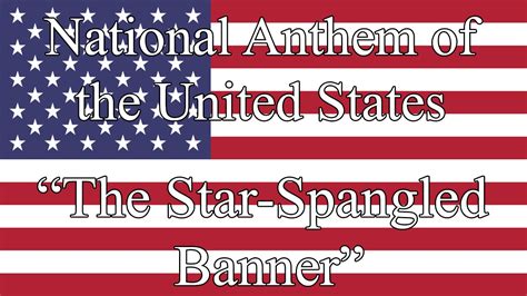 National Anthem of the United States