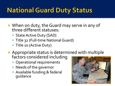 National Guard Duty