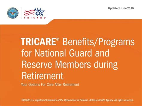 National Guard Retirement Tricare Benefits