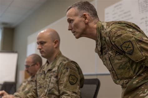 National Guard troops participating in cybersecurity exercise