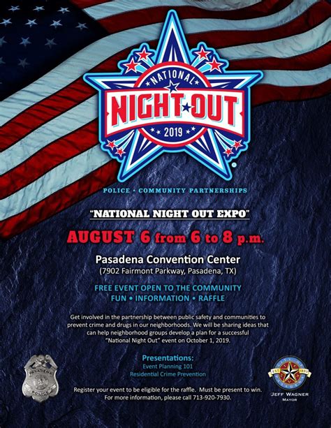 National Night Out Flyer Templates