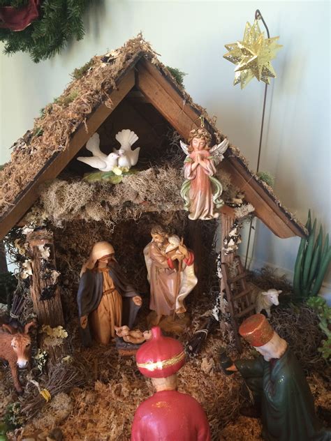 3D nativity scene with intricate details