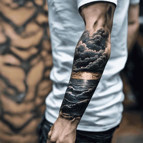 Nature bicep tattoos