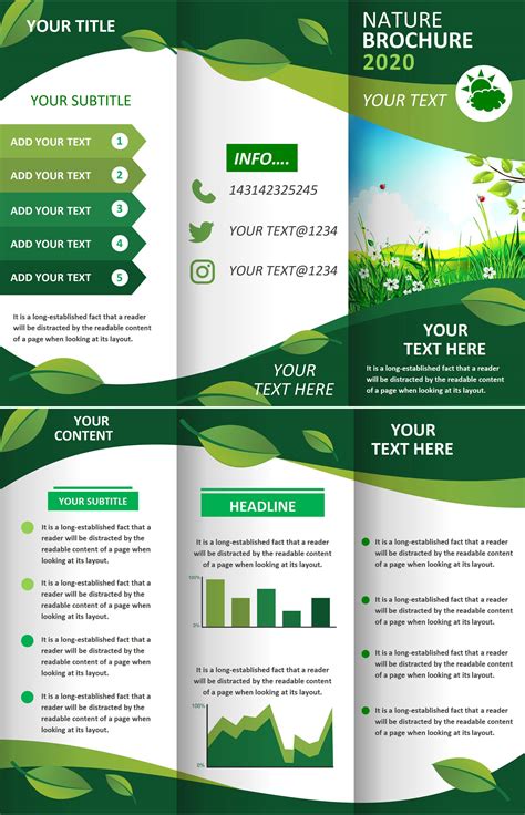 Nature-Inspired Brochure Template