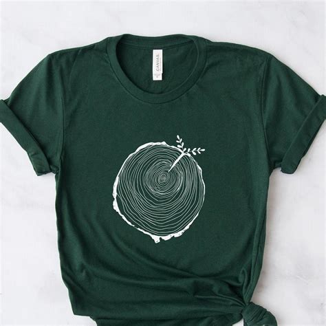 Nature-Inspired Green T-Shirt Template