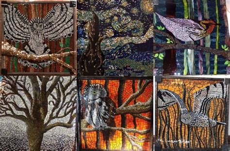 Nature-Inspired Mosaic Art