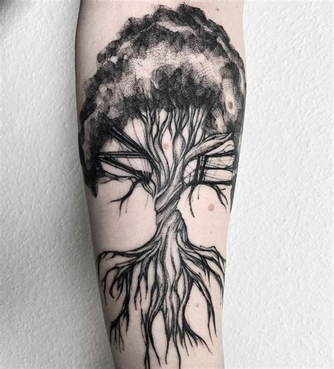 Nature-inspired full tattoo sleeve design