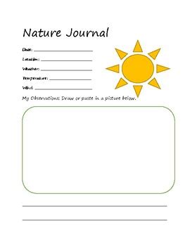 Nature Journal Template