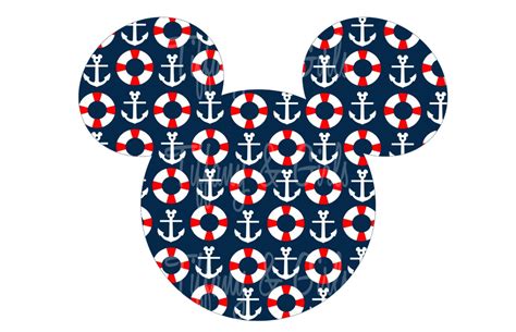 Nautical Disney Cruise Template Design