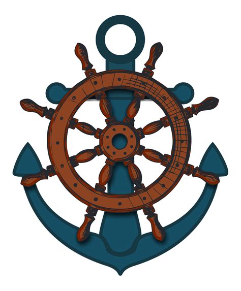 Nautical Ship's Wheel Tattoo