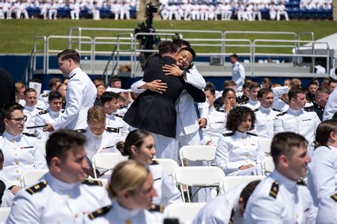 Graduation ceremony at the US Naval Academy