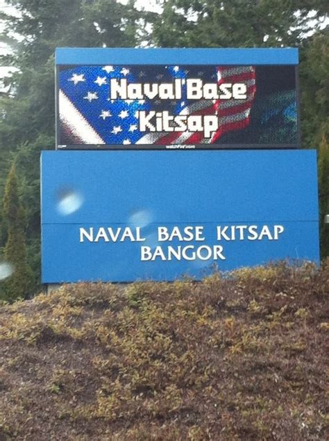 Naval Base Bangor Security Gate