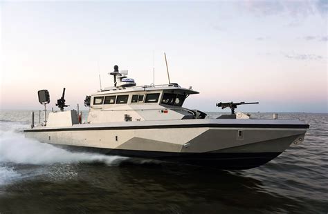 Naval base patrol boat