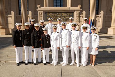 NROTC students in uniform