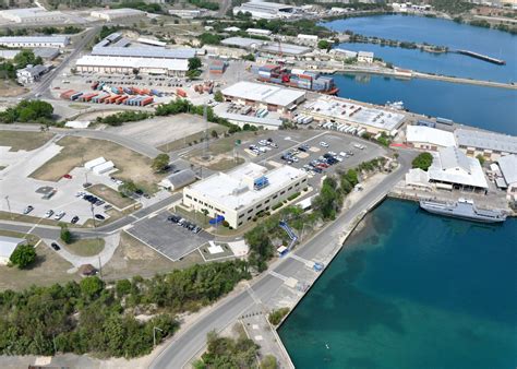 Aerial view of Naval Station Guantanamo Bay