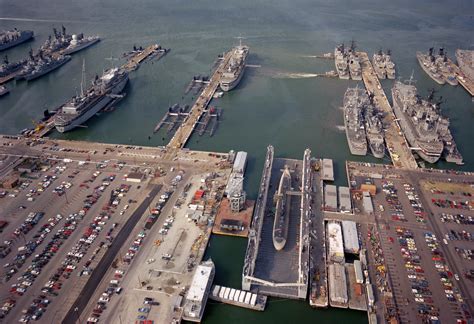 Aerial view of Naval Station Los Angeles