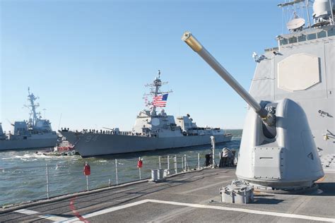 Ships at Naval Station Norfolk