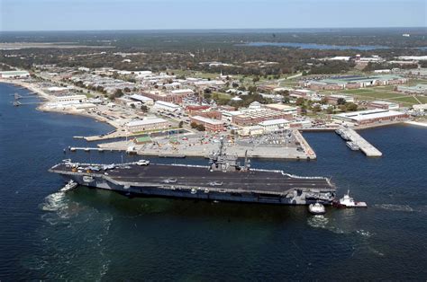 Aerial view of Naval Station Pensacola