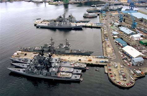 Aerial view of Naval Station Yokosuka