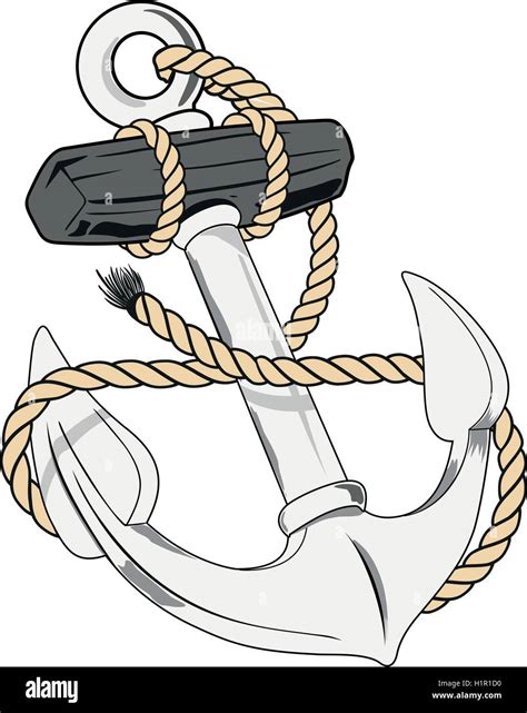 U.S. Navy Anchor and Ropes