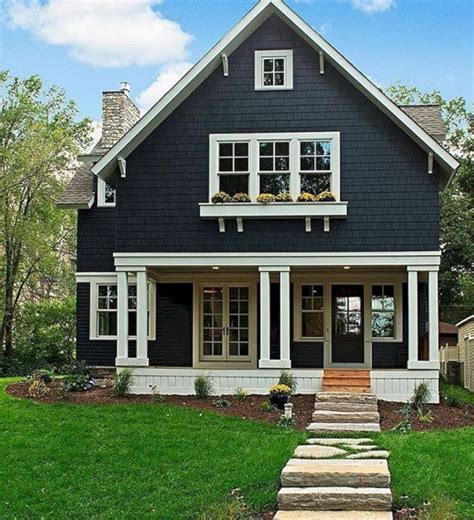 Navy Blue Exterior Design