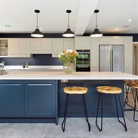 Navy Blue Kitchen Cabinets Flooring Options