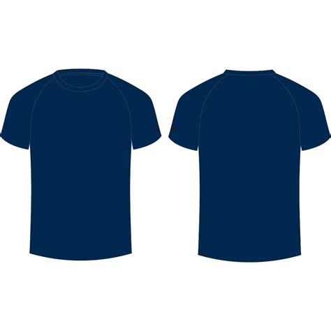 Navy Blue T Shirt Template Design 10