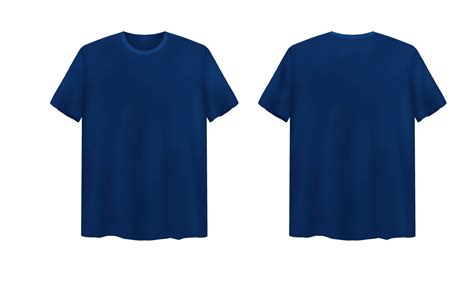 Navy Blue T Shirt Template Design 3