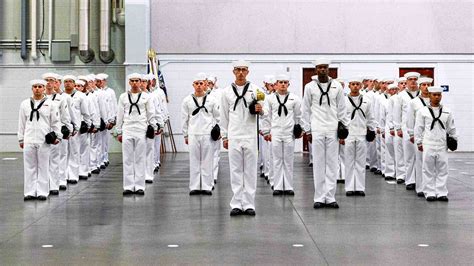 Navy Boot Camp Graduates in uniform