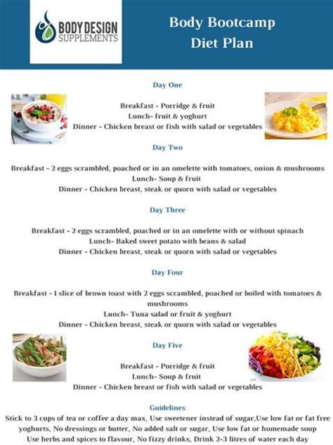 Navy Boot Camp Meal Plan