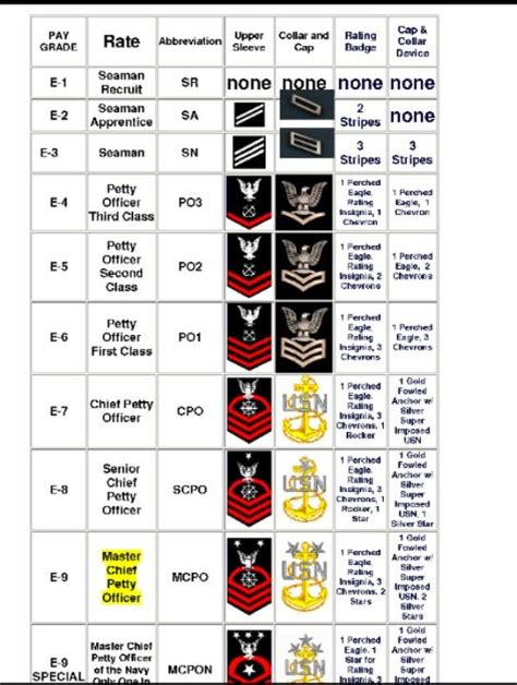 Navy Chain of Command Structure