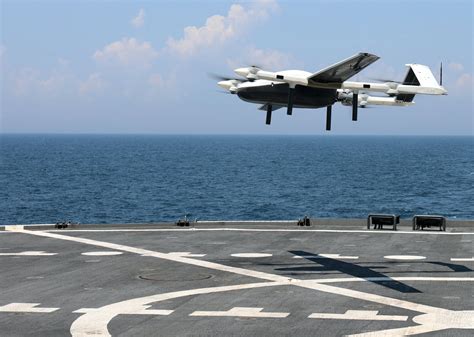 MQ-4C Triton on a naval base