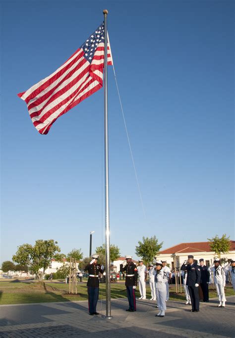 Navy Ensign Raising