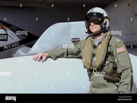 Navy fighter pilot in flight suit