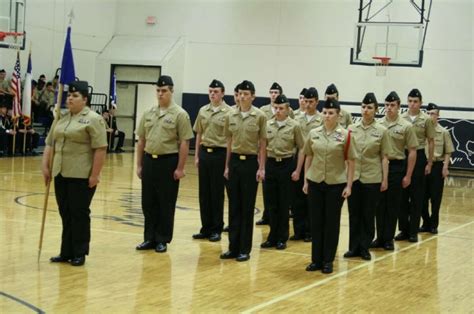 NJROTC cadets in uniform