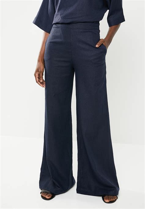 Navy Linen Pants for Formal Events