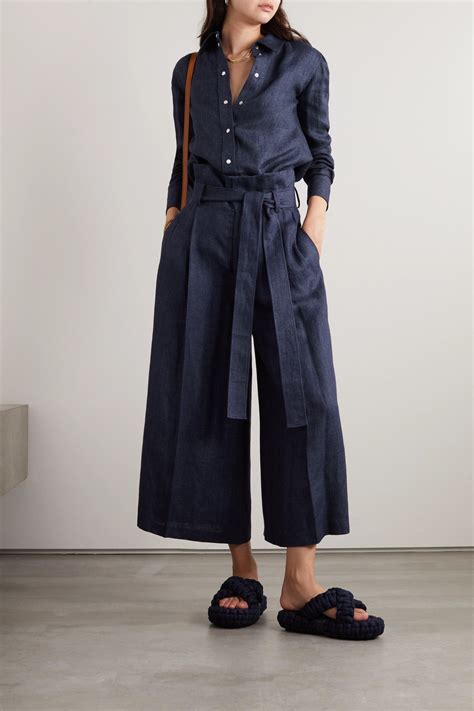 Navy Linen Pants for Formal Events