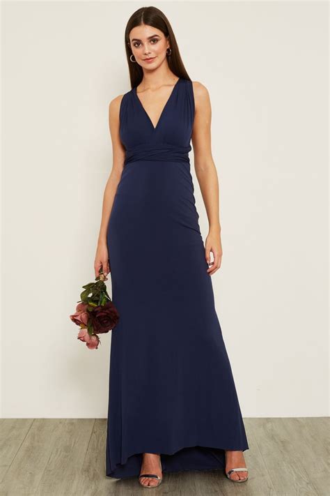 Navy Maxi Dress for Different Occasions