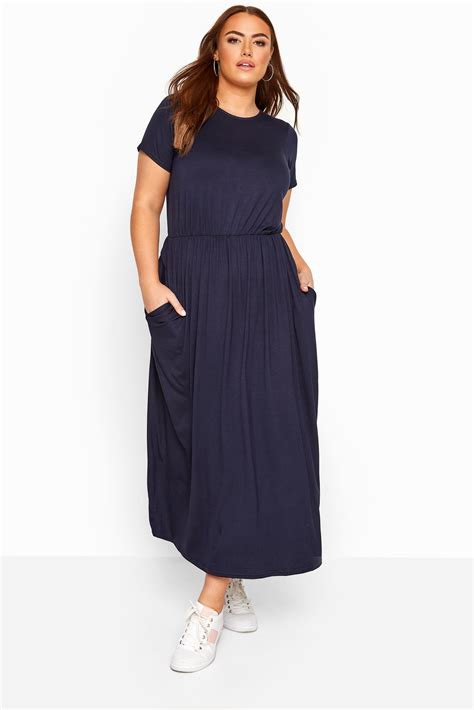 Navy Maxi Dress for Work