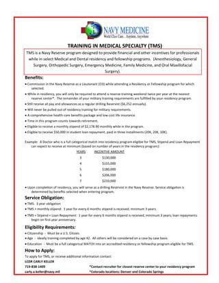 Navy Medical Doctor Allowances