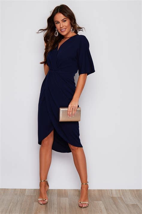 Navy Midi Dress Accessories