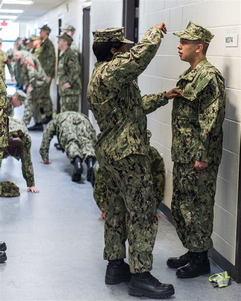 Navy OCS Candidates in Training